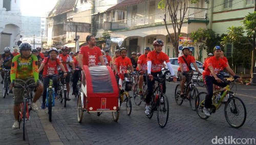 Dubes Denmark dan Ganjar Nggowes Bareng Keliling Kota Semarang