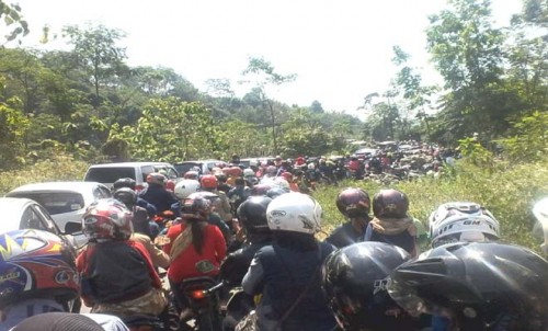 Delapan Titik Rawan Macet ke Kawasan Guci Diwaspadai