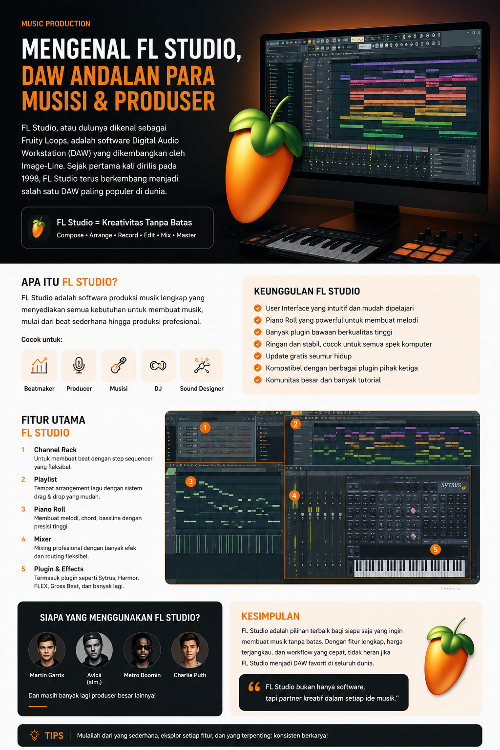 Menengal apa itu FL Studio  Pemembuat Music Electornic