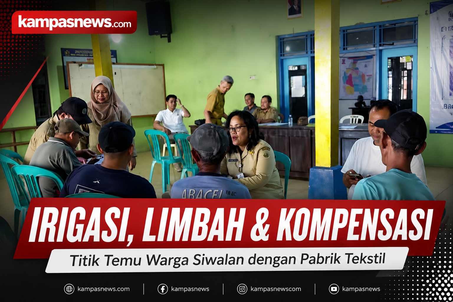 10 Tuntutan di Sepakati Warga Siwalan dan PT Arunika Jaya Tekstil Berdamai