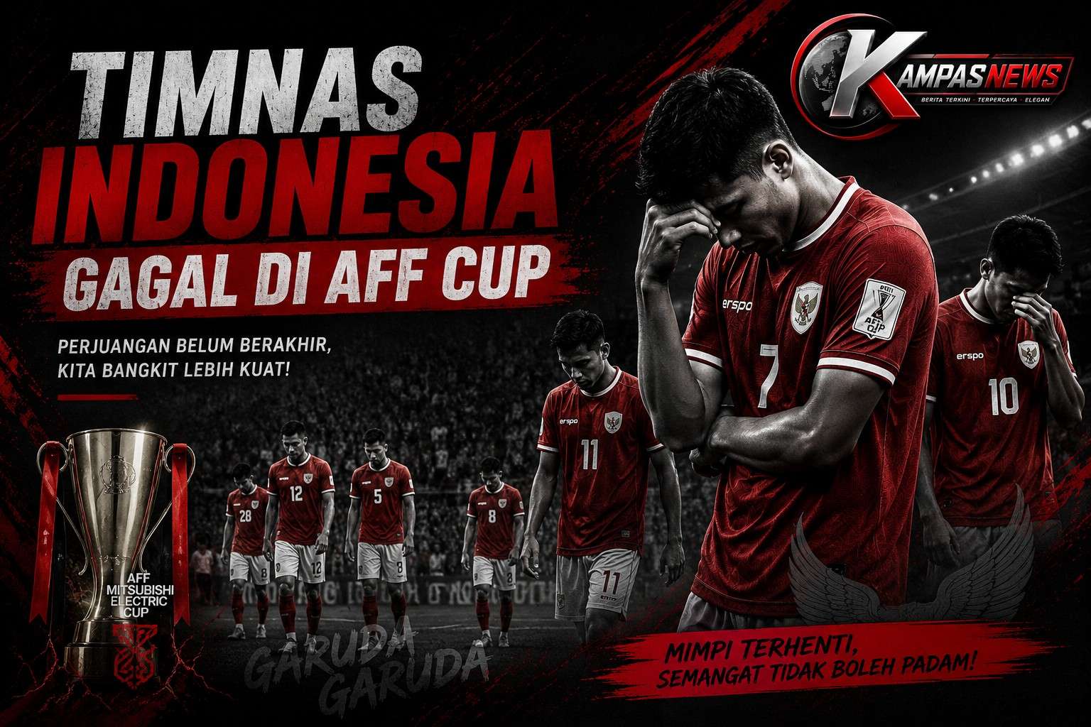 Timnas Indonesia gagal di AFF 2026