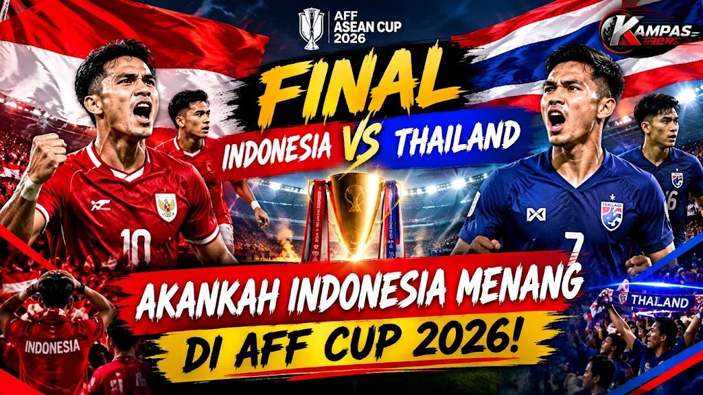 Indonesia vs Thailand di Final FIFA ASEAN Cup 2026: Head to Head dan Prediksi Duel Sengit di SUGBK