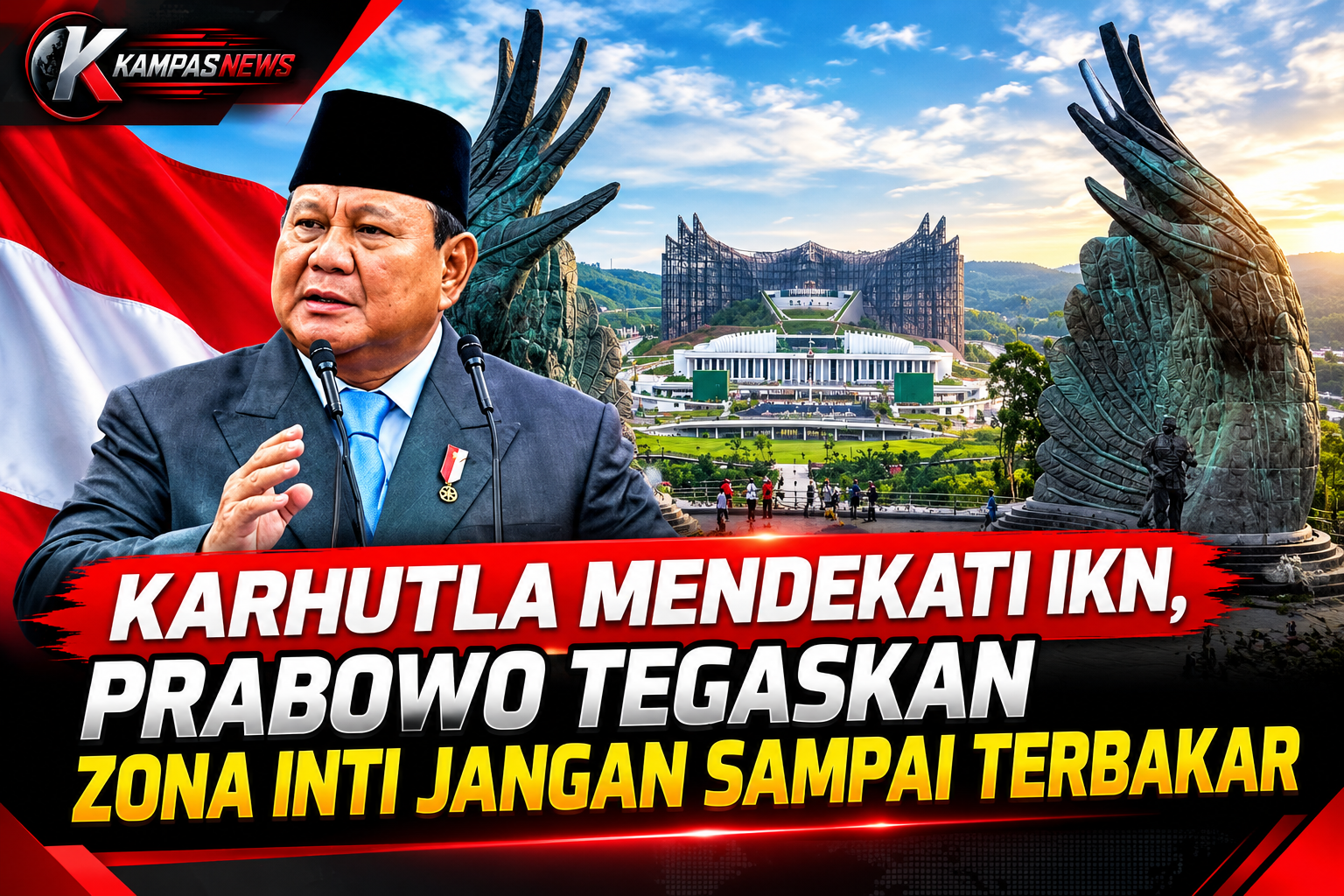Karhutla mendeketi IKN, Prabowo Tegaskan Zona Inti Jangan Sampai Terbakar